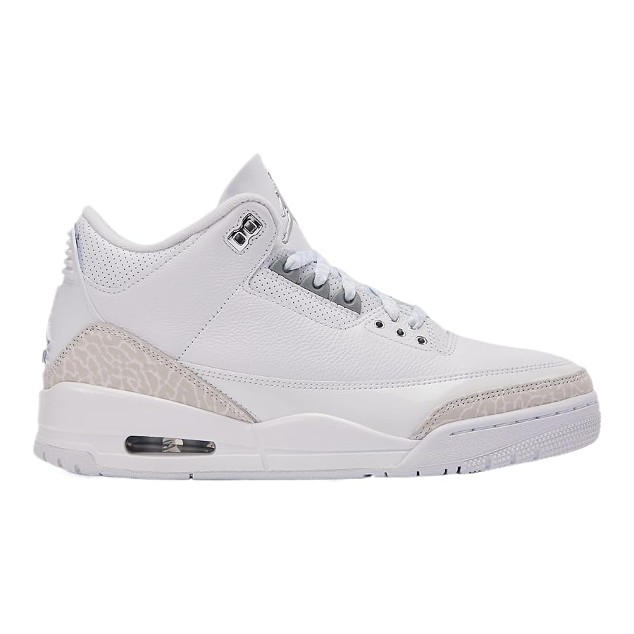 Amazon.com | Jordan Air 3 Retro 'Pure Money' (White) Size